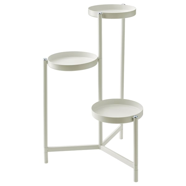 OLIVBLAD Piedestal, inom-/utomhus/off-white, 58 cm
