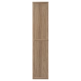 OXBERG träskåp, ljusbrun, rektangulär, minimalistisk design.