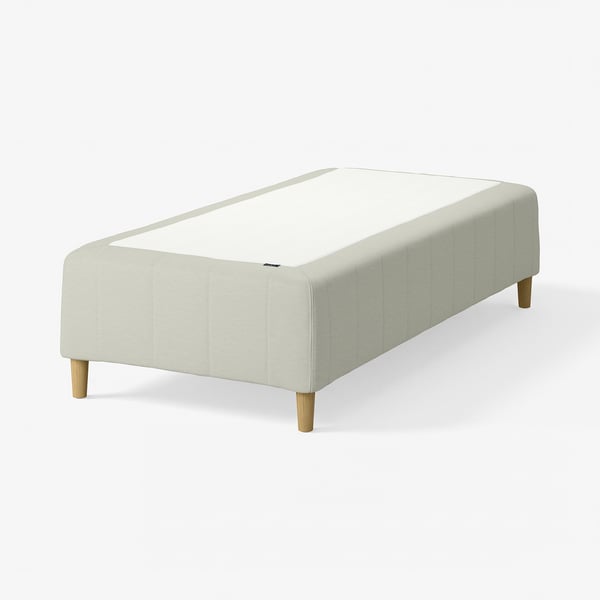 RÅHOLMAR Resårbtn m pocketresårkärna 5 zoner, inkl ben medium fast/Knisa ljusbeige, 80x200 cm