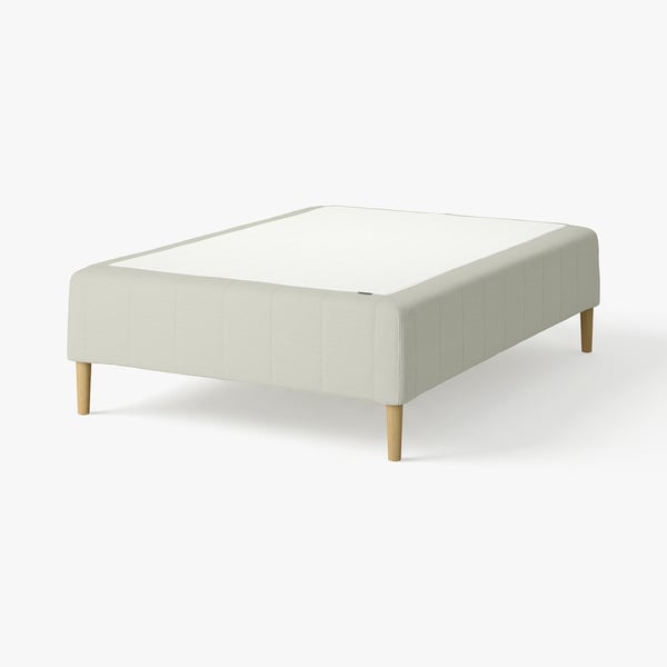 RÅHOLMAR Resårbtn m pocketresårkärna 5 zoner, inkl ben medium fast/Knisa ljusbeige, 120x200 cm