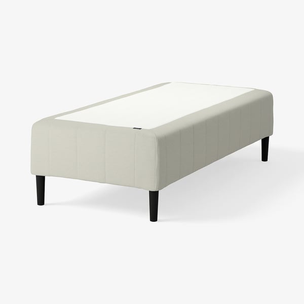 RÅHOLMAR Resårbtn m pocketresårkärna 5 zoner, inkl ben medium fast/Knisa ljusbeige, 90x200 cm