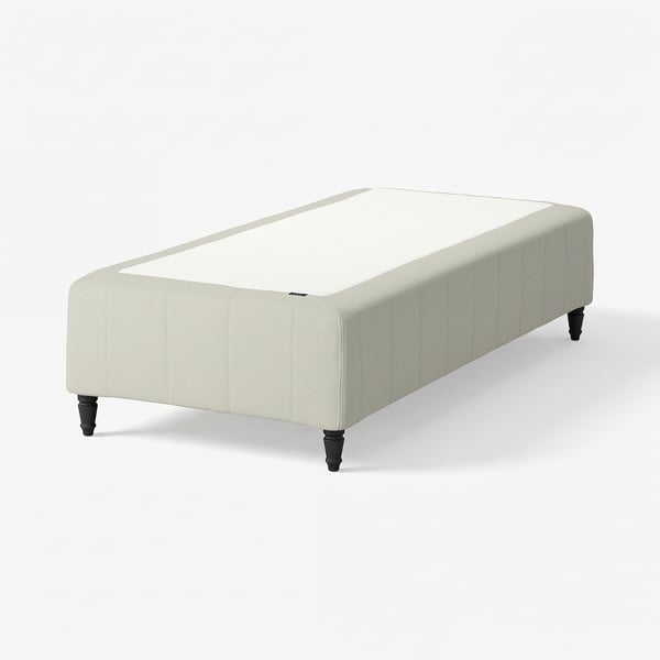 RÅHOLMAR Resårbtn m pocketresårkärna 5 zoner, inkl ben medium fast/Knisa ljusbeige, 90x200 cm