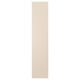 Vertikal beige dörr, återvunnet material, supermatt finish.
