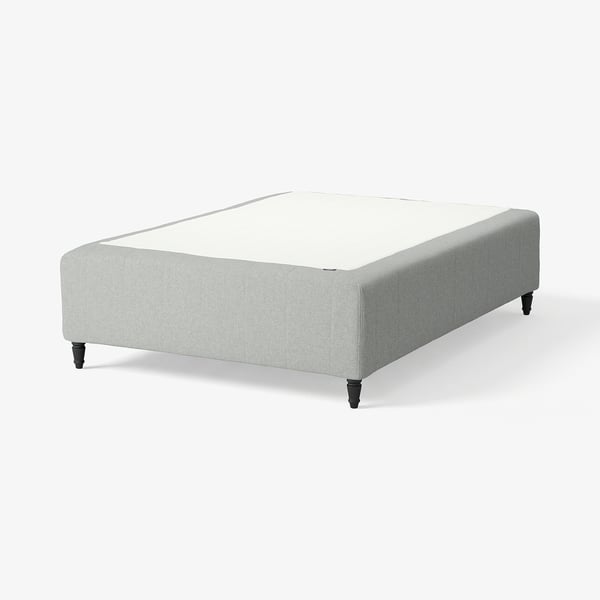 RISHÖJDEN Resårbtn m pocketresårkärna 7 zoner, inkl ben medium fast/Tibbleby beige/grå, 120x200 cm