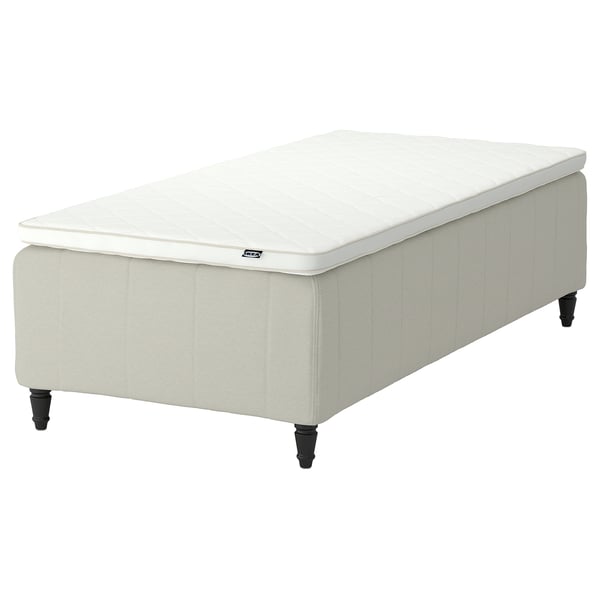 RISHÖJDEN-madrass , vit, fast med 7 komfortzoner, fickfjädrar, avtagbart skydd, upphöjda kanter.