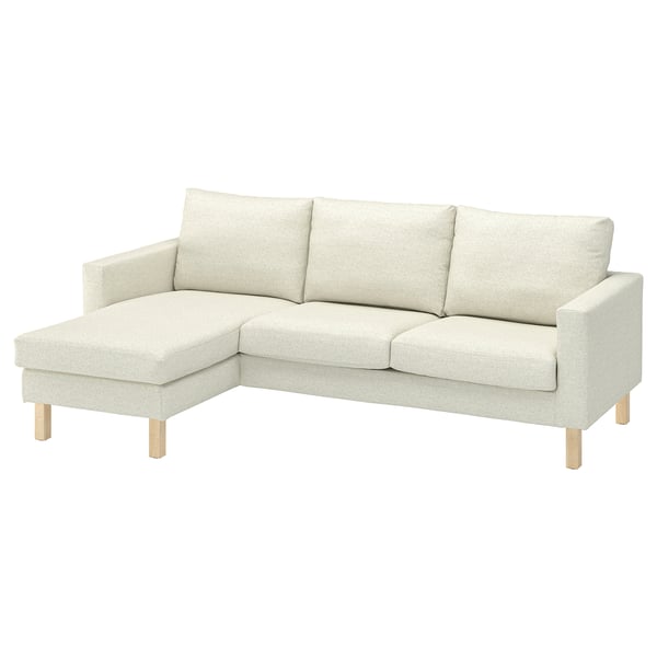 SALTSJÖBADEN 3-sitssoffa med schäslong, Gunnared beige