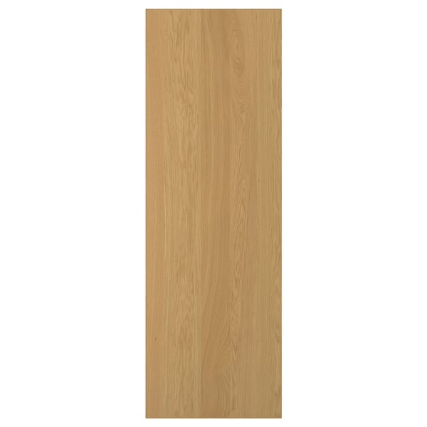 SINARP dörr i naturlig ek med slät kant och robust konstruktion.