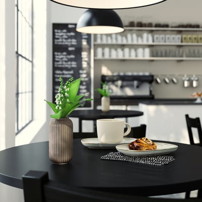 STILREN Vas, mörk gråbeige, 12 cm