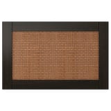Modern möbelpanel - vävd poppel med mörk ram