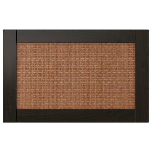 Modern möbelpanel - vävd poppel med mörk ram