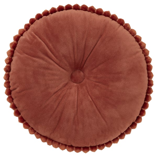 SYRENBUSKE Kudde, brunröd, 36 cm