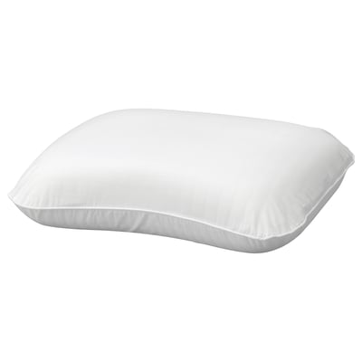 En vit, minimalistisk ULLVIDE-kudde med slät, slät tygklädsel.