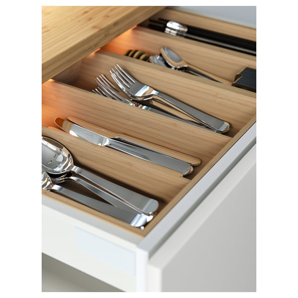 UPPDATERA Besticklåda, ljus bambu, 32x50 cm