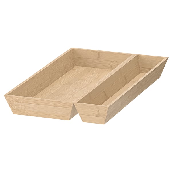 UPPDATERA Redskapslåda, 2 styck, bambu, 30x50 cm