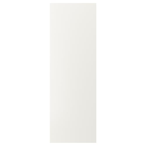 Vit vertikal rektangel, minimalistisk design. Släta ytor, rena linjer. Modern estetik.