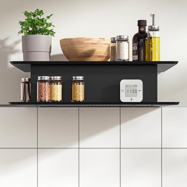 VIGGBO Väggmonterad köksfläkt, IKEA 300 svart, 52 cm