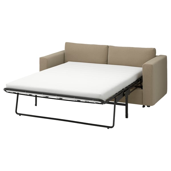 VIMLE 2-sits bäddsoffa, Johanneshov brun-beige