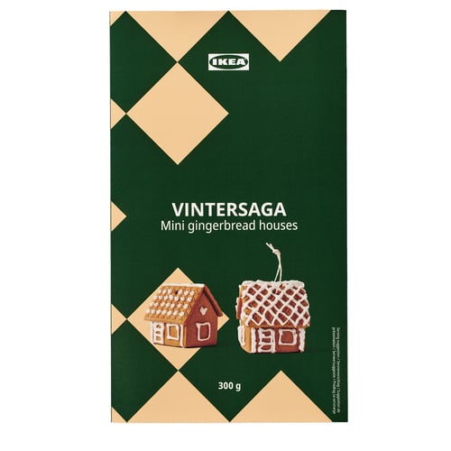 VINTERSAGA Minipepparkakshus, självmontering, 300 g