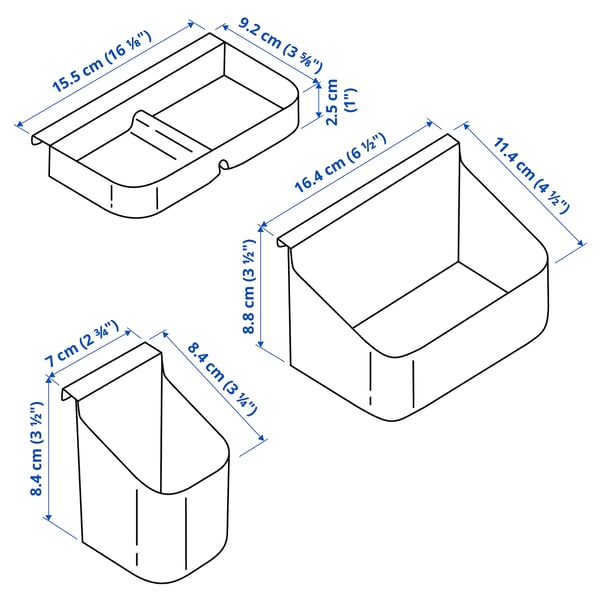Illustration med mått för produkten: VISSLAÅN.