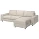 Fabric sofas with chaise longues