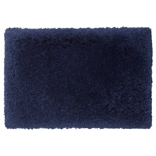 ALMTJÄRN Bath mat, dark blue, 40x60 cm
