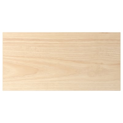 ASKERSUND light ash wood grain drawer front, sleek and modern design with melamine surface for durability.