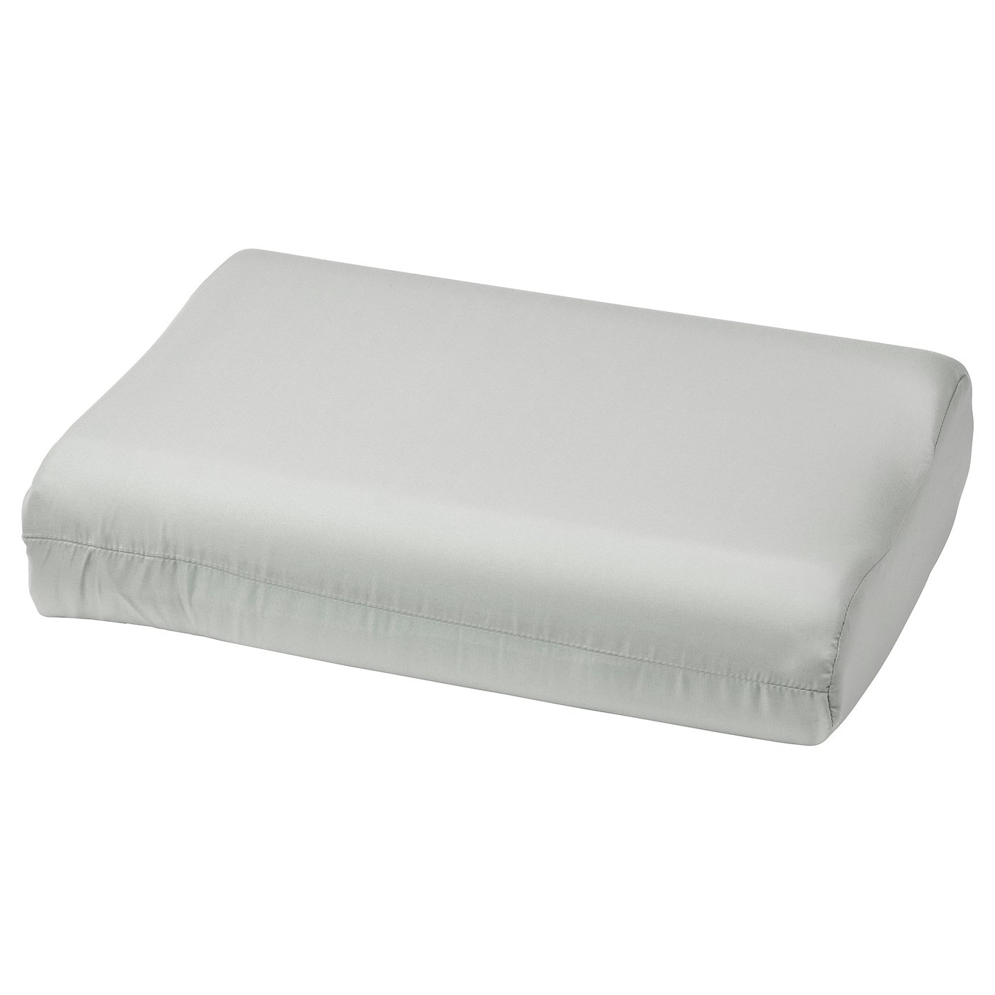 BÄRGLIM Pillowcase for ergonomic pillow, grey, 33x50 cm