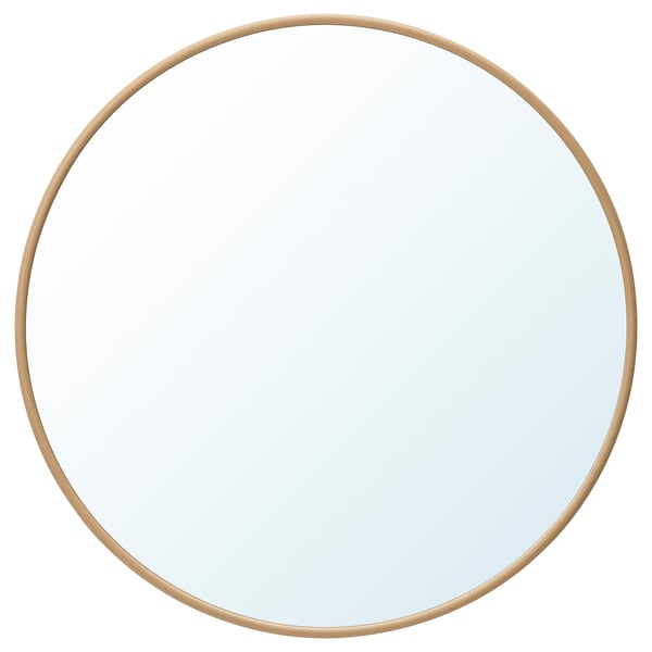 EDSGARN Mirror, oak effect, 80 cm