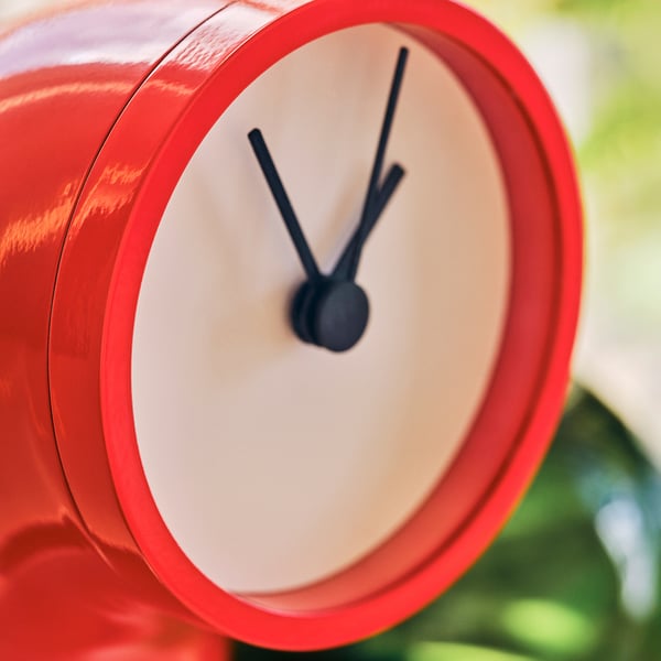 IKEA PS 2026 Table clock, red, 38 cm