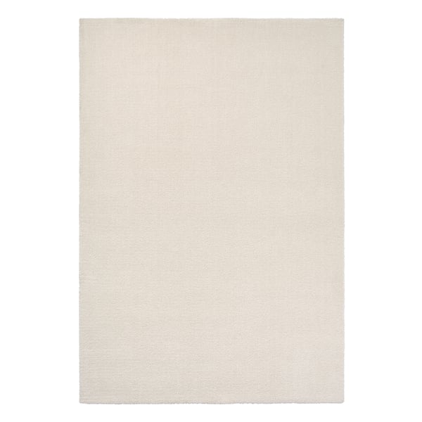 KNARDRUP rug, white, soft, rectangular, plain.