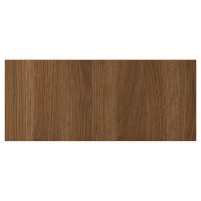 LAPPVIKEN Drawer front, brown/walnut effect, 60x26 cm