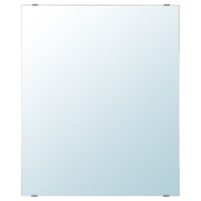 LETTAN mirror: sleek, square, glass & plastic, versatile.