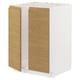 METOD kitchen cabinet, white and oak, modern minimalist design.