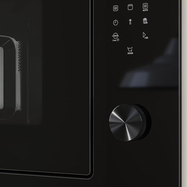 SPJUTBO Built-in microwave, Grill function IKEA 500/black
