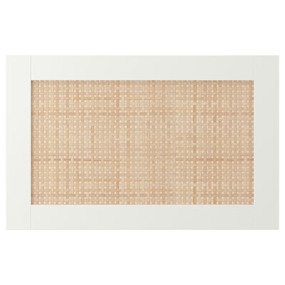 STUDSVIKEN woven front, beige wood, rectangular, natural design.