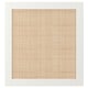 STUDSVIKEN door, beige, woven poplar, rectangular, natural texture.
