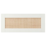 STUDSVIKEN drawer front, woven poplar, light beige, rectangular, natural texture.