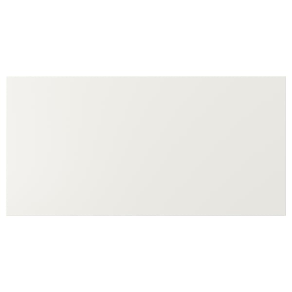 VEDDINGE white kitchen cabinet, sleek, modern, rectangular.
