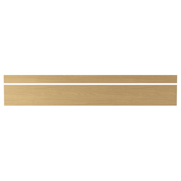 VOXTORP Cover panel for lighting, oak effect, 221 cm
