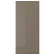 VOXTORP panel, brown with beige, glossy finish.