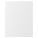 VOXTORP white kitchen cabinet with matt finish and integrated handles