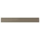VOXTORP drawer front, dark grey-brown, glossy, rectangular, sleek, modern design with integrated handle.