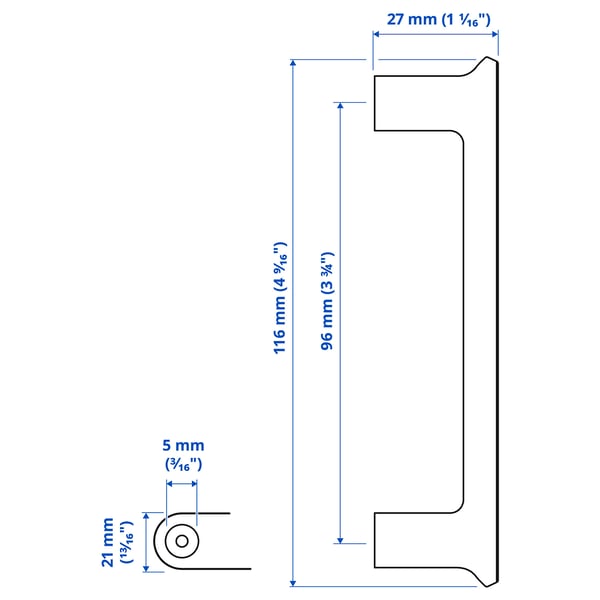 Slika z meritvami za izdelek: GUBBARP.