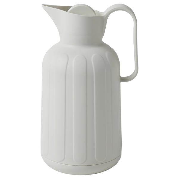 TAGGÖGA bela vakuumska bučka, eleganten dizajn, visok z navpičnimi utori, udoben ročaj.