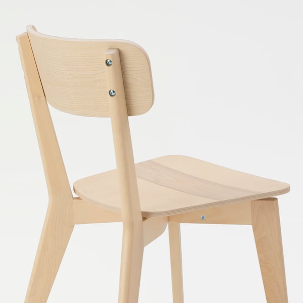 TONSTAD / LISABO Miza in 4 stoli, krem bela/jesen, 140/196x85 cm
