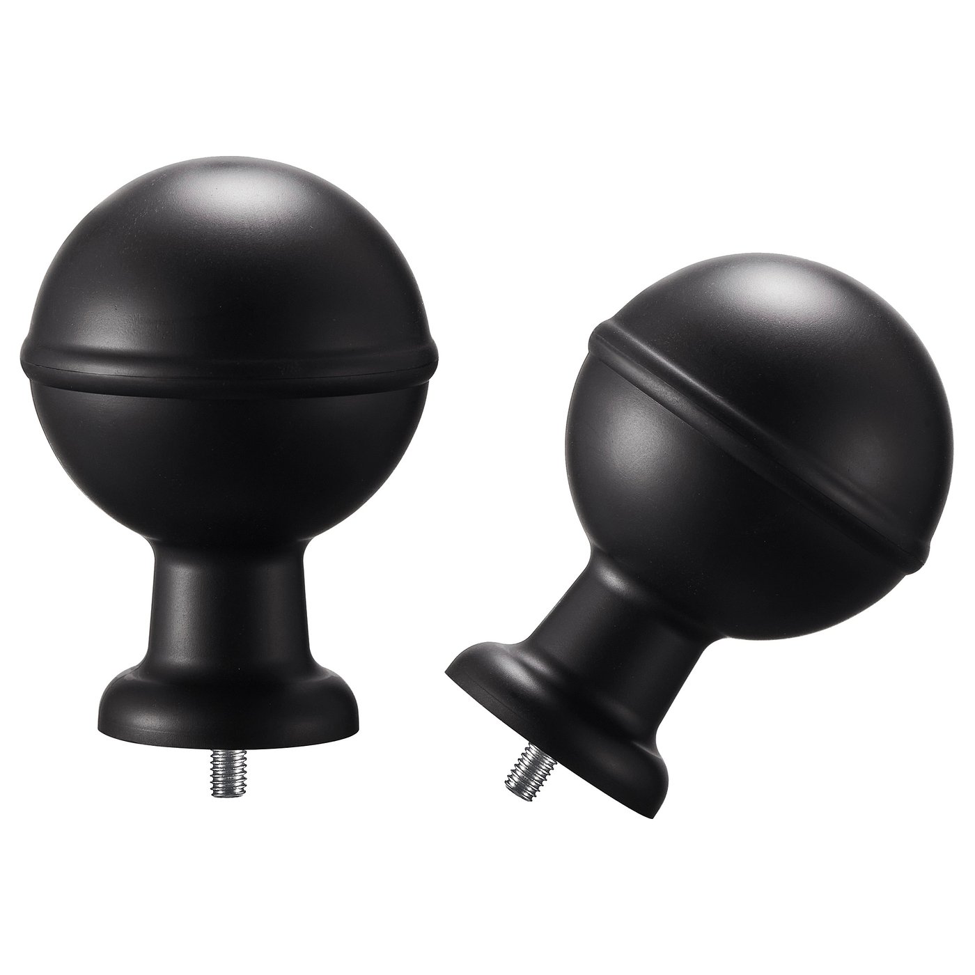ALVARSTÅNDS Finials, 1 pair, black
