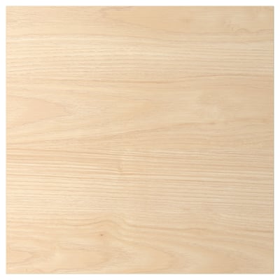ASKERSUND: light ash wood effect kitchen drawer front with melamine finish, rectangular shape.