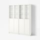 BILLY / OXBERG Bookcase, white, 160x30x202 cm