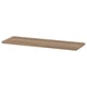 BILLY bookcase shelf, light brown, rectangular, wooden.