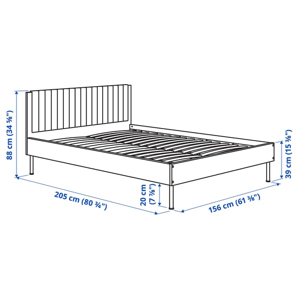 Illustration with measurements for the product: BRUKSVARA.